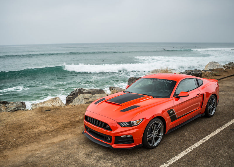 2015 - 2017 Ford Mustang GT ROUSH RS3 hood heat extractors