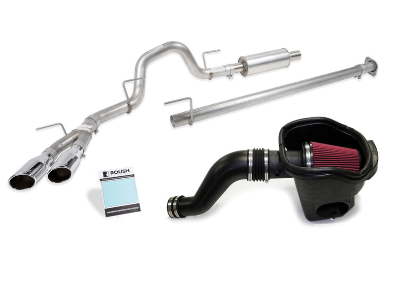 Ford F-150 3.5L V6 ROUSH 422004 Performance Pac Level Two Intake Tune Exhaust 2015-2017