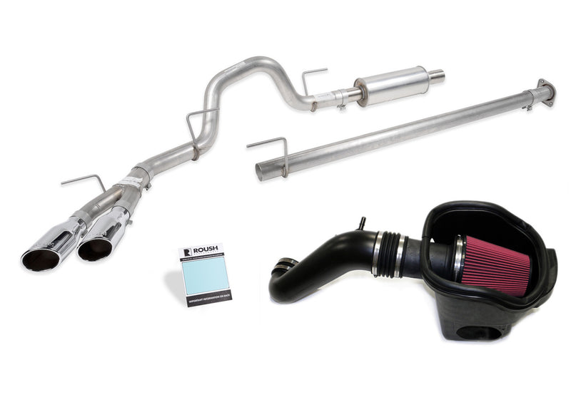 Ford F-150 5.0L Coyote V8 ROUSH 422010 Performance Pac Level 2 Intake Exhaust Tune 